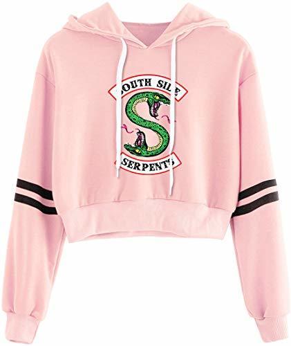 Product OLIPHEE Sudaderas Primavera con Logo de Valle de Riverdale para Mujer para