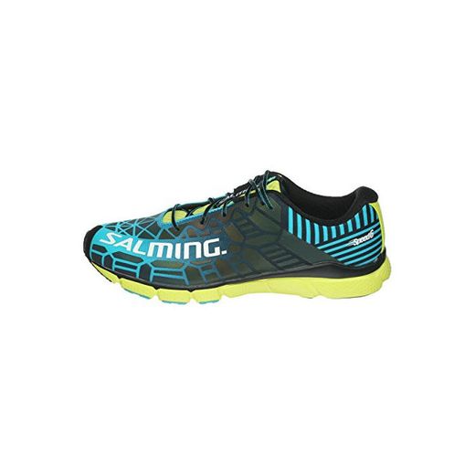 Salming Men Speed 6 Neutral Running Shoe Running Shoes Blue - Black