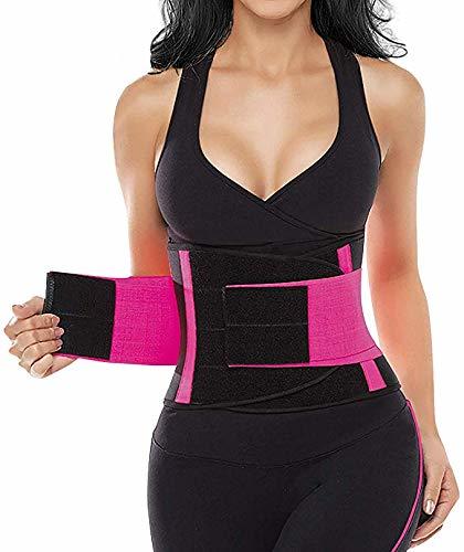 Lugar Womens Waist Trainer Belt Adjustable Fat Burning Belt Sauna Effect Slimming Exercise