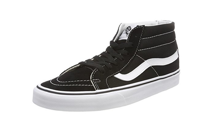 Fashion Vans Sk8-mid Reissue, Zapatillas Altas Unisex Adulto, Negro