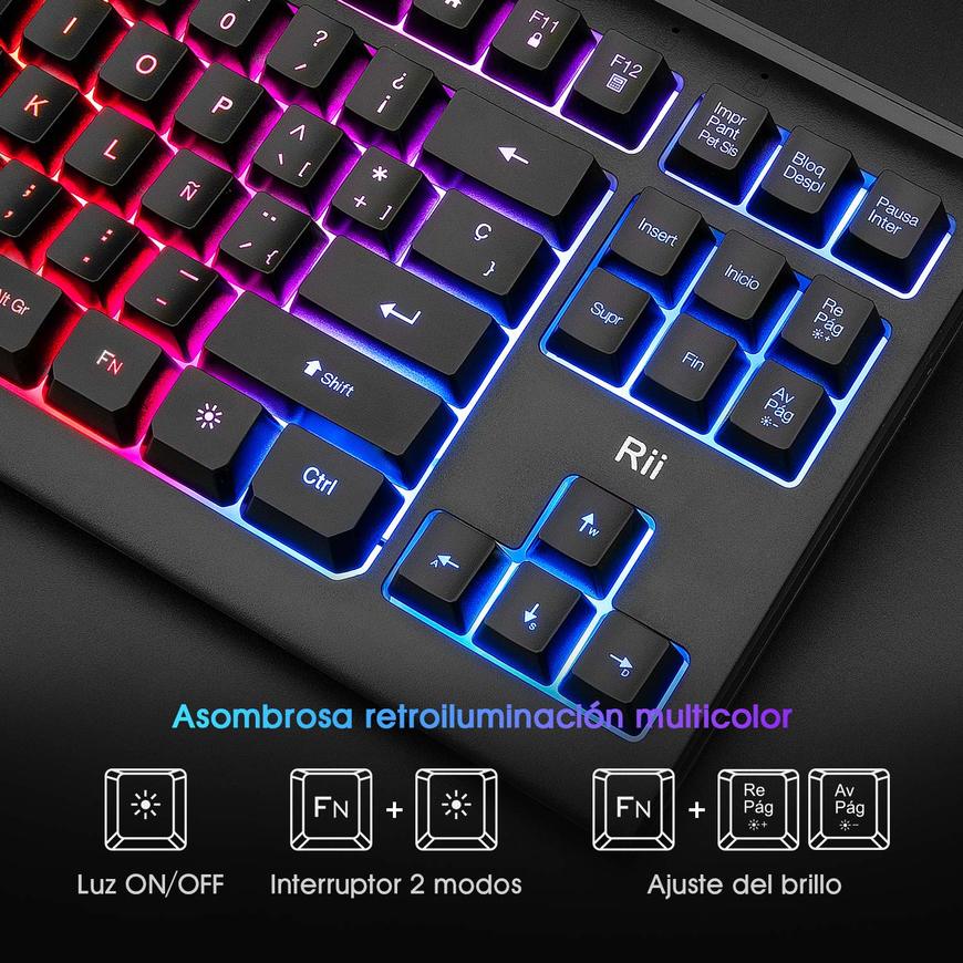 Electronic Teclado USB Rii RK104