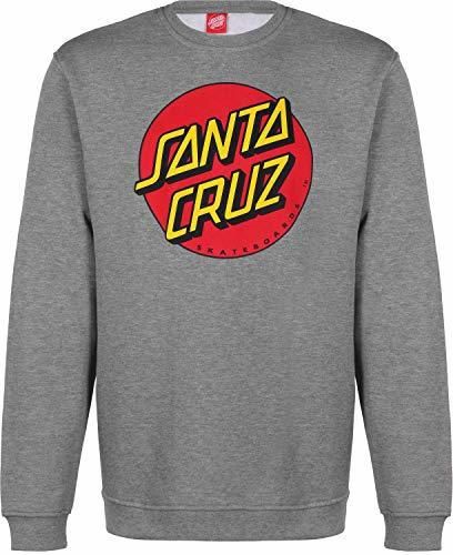 Sudadera Santa Cruz - Classic Dot gris talla: L