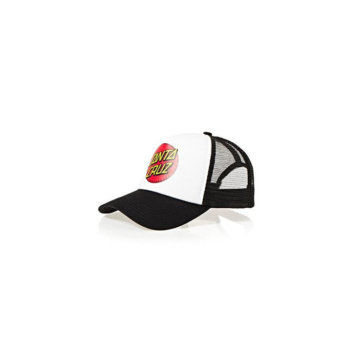 Moda Gorra Camionero Niño Santa Cruz Classic Dot Blanco-Negro