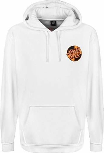 Santa Cruz Crash Dot Sudadera con Capucha para Hombre White