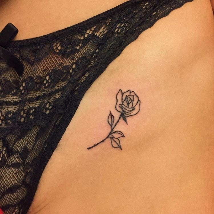 Fashion Rose tattoo 