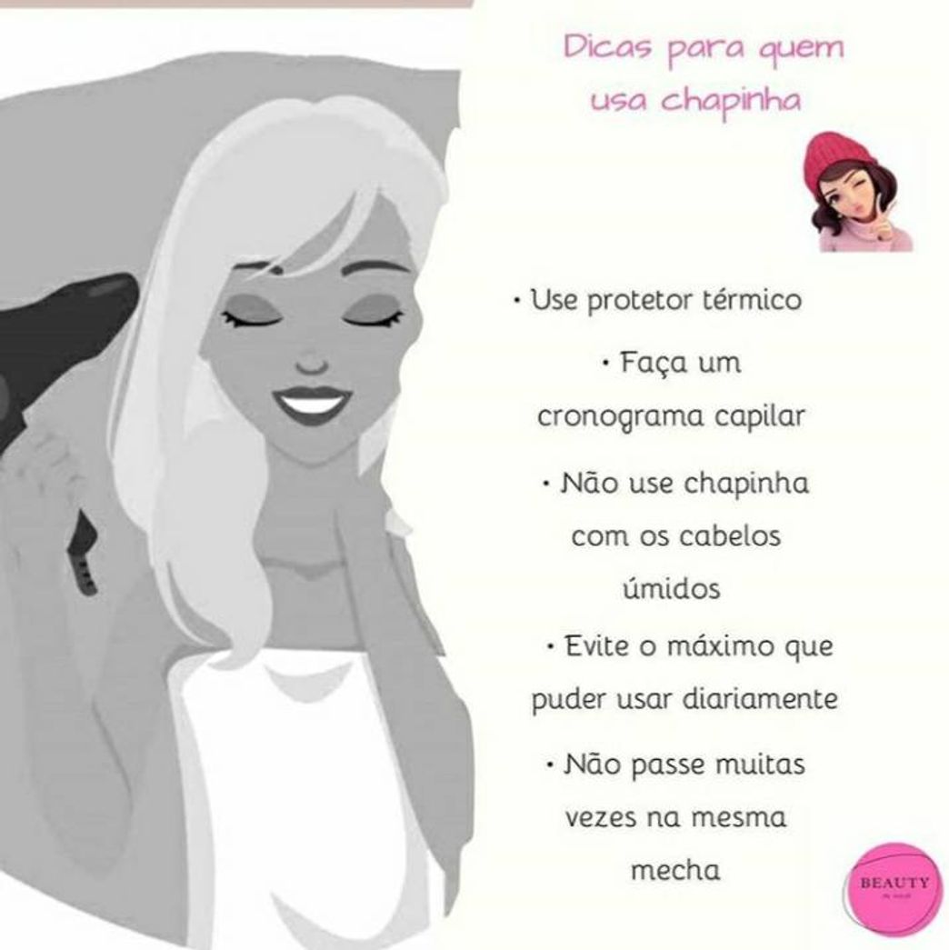 Dicas para quem usa chapinha