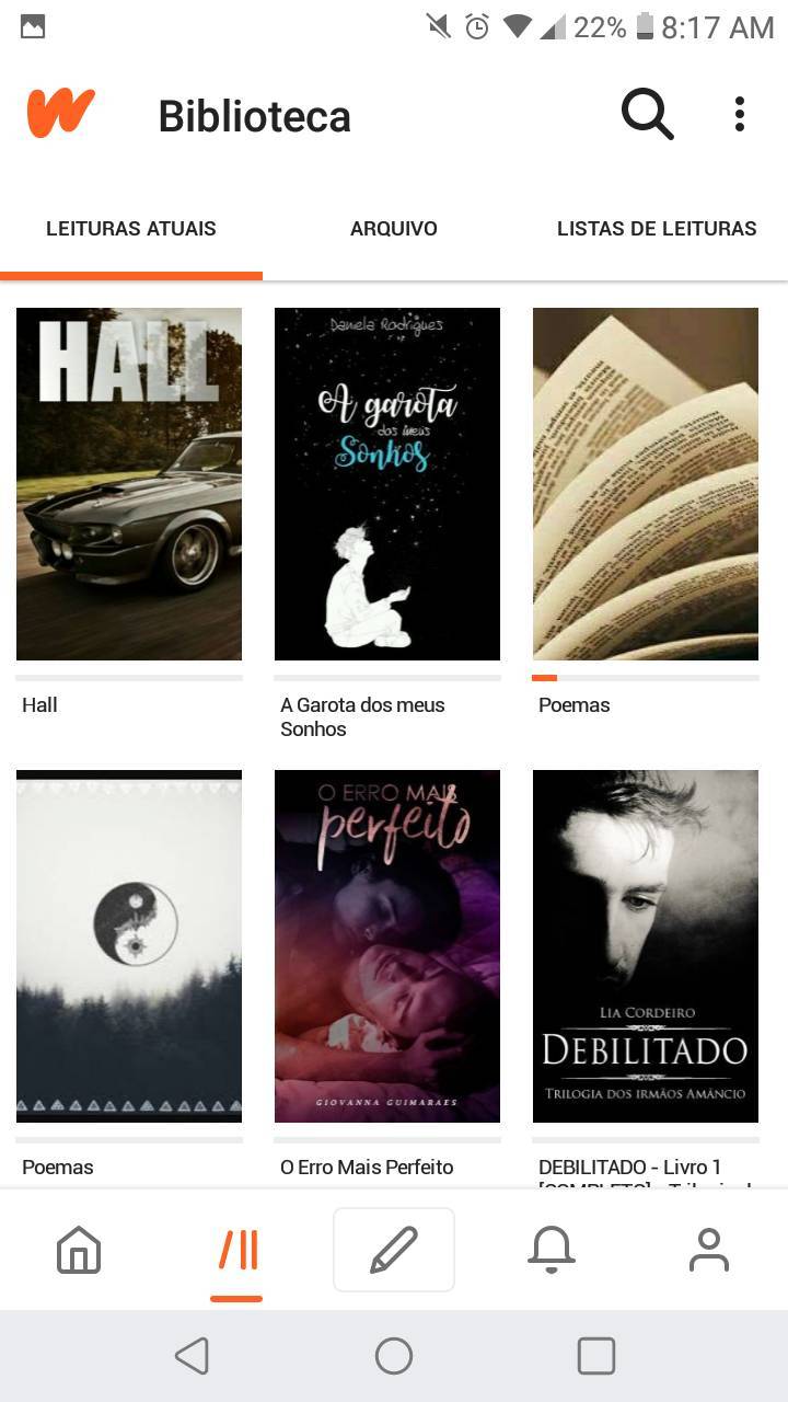 App Wattpad onde as histórias ganham vidas ❤️