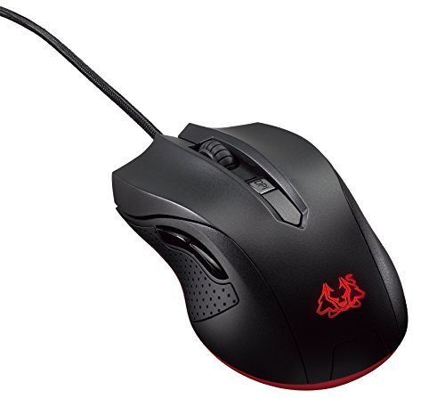 Electronic Asus Cerberus - Ratón gaming óptico con botón DPI de 4 niveles