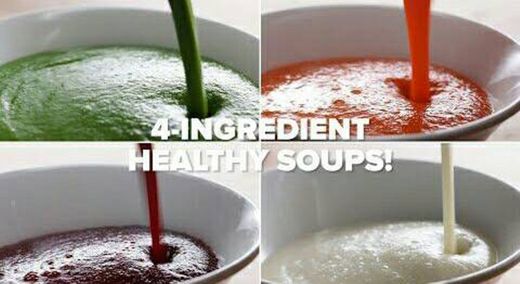 Budget Friendly 4 Ingredient Veggie Soups 