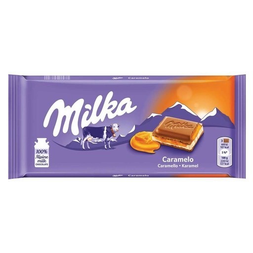 Restaurants Milka caramelo 