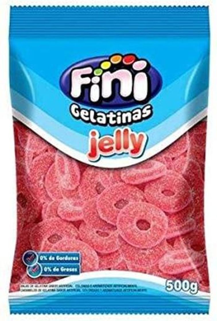 Fashion Balas de Gelatina Aros de Morango Fini 500g

