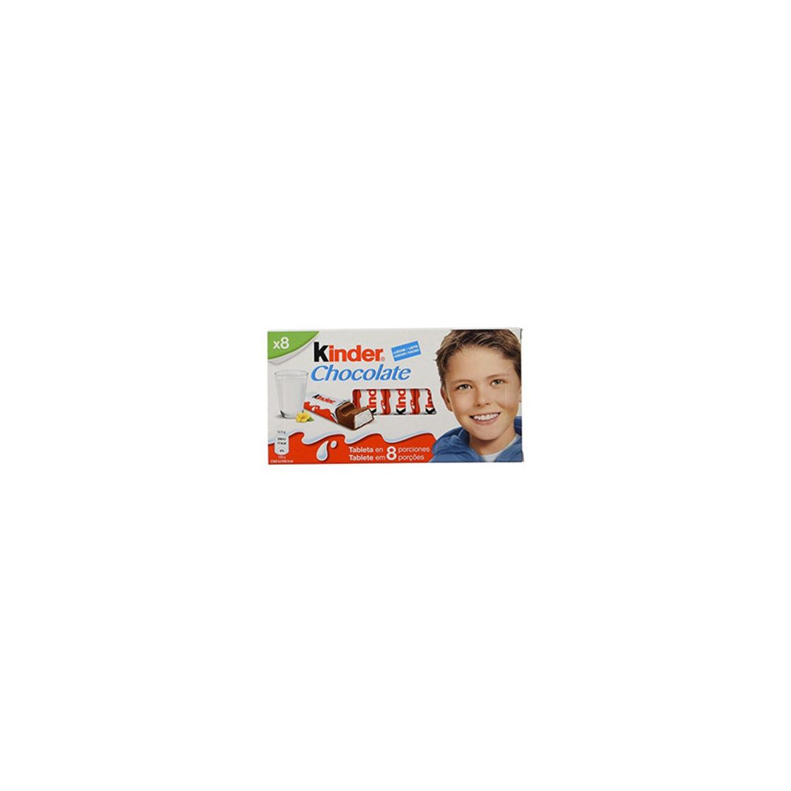 Social Kinder Chocolate Barritas de Chocolate con Leche