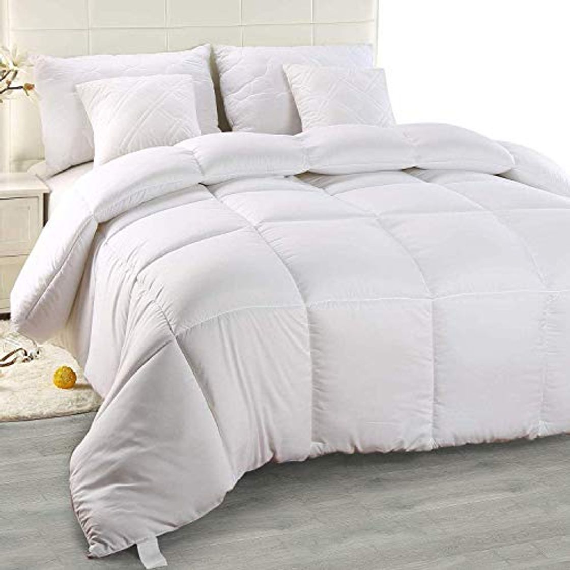 Product Utopia Bedding - Invierno Edredón de Fibra, Fibra Hueca siliconada, 1000 gramo