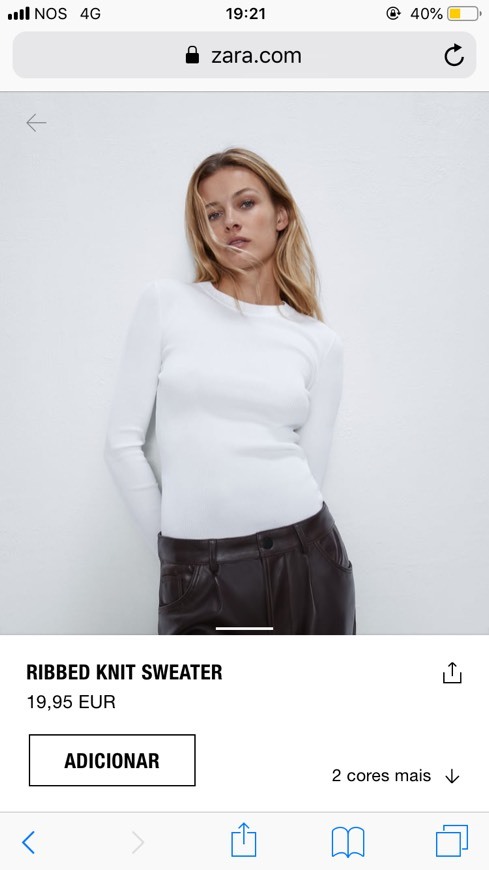 Producto Ribbed knit sweater 