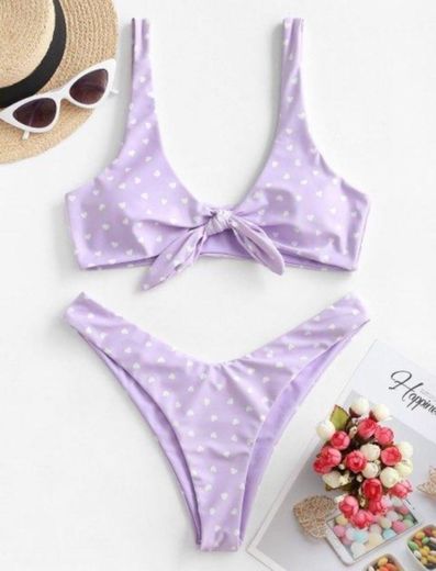 Cute lilac bikini
