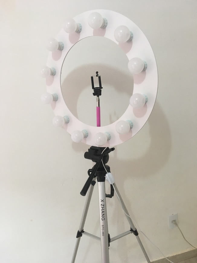 Fashion Ring light 12 lâmpadas