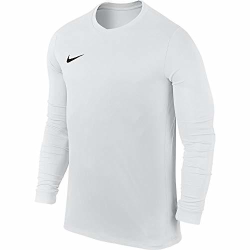 Lugar Nike LS Park Vi JSY Camiseta de Manga Larga, Hombre, Blanco