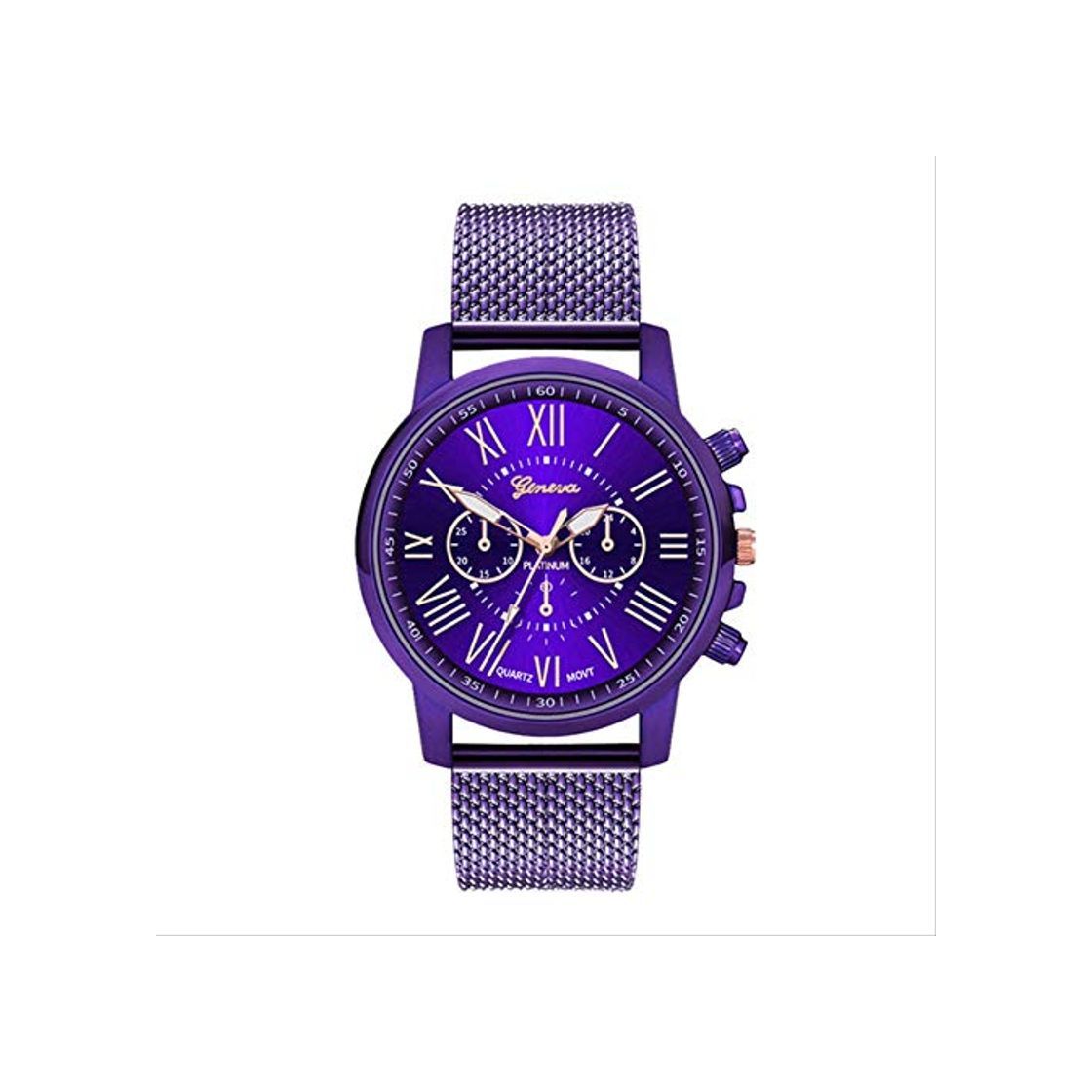 Products Reloj De Cuarzo con Correa De Silicona Casual para Mujer Reloj De Pulsera para Niñas Reloj De Pulsera Mujer Relogio Feminino Morado 5