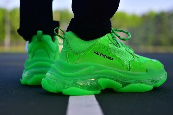 Producto Balenciaga Triple S Trainers verdes
