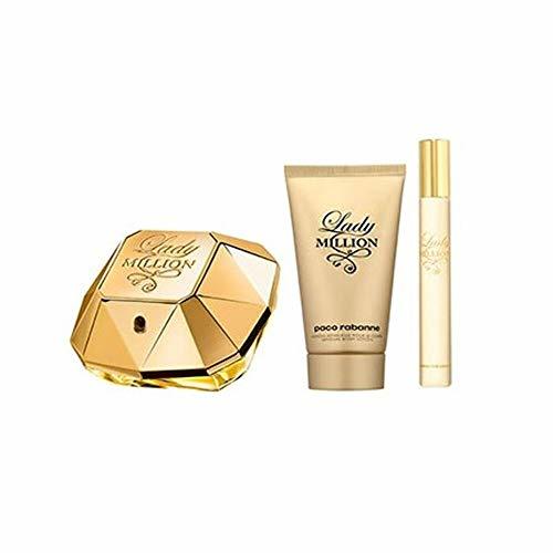 Social Paco Rabanne Lady Million Lote 3 Pz 0.1 g