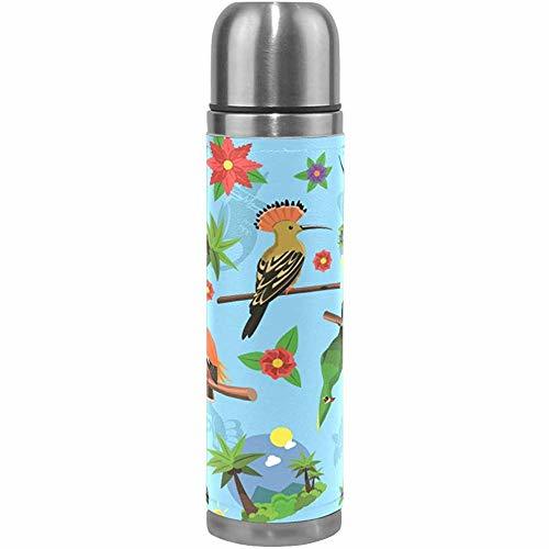 Lugar Ciciera-Shop Parrit Bird Art Thermos Sport Macetas para Botellas De Agua Frasco