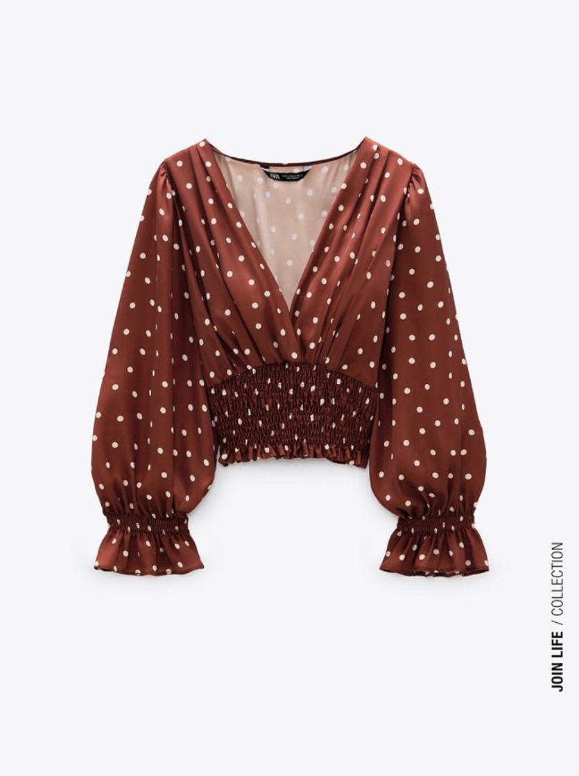 Polka dot top
