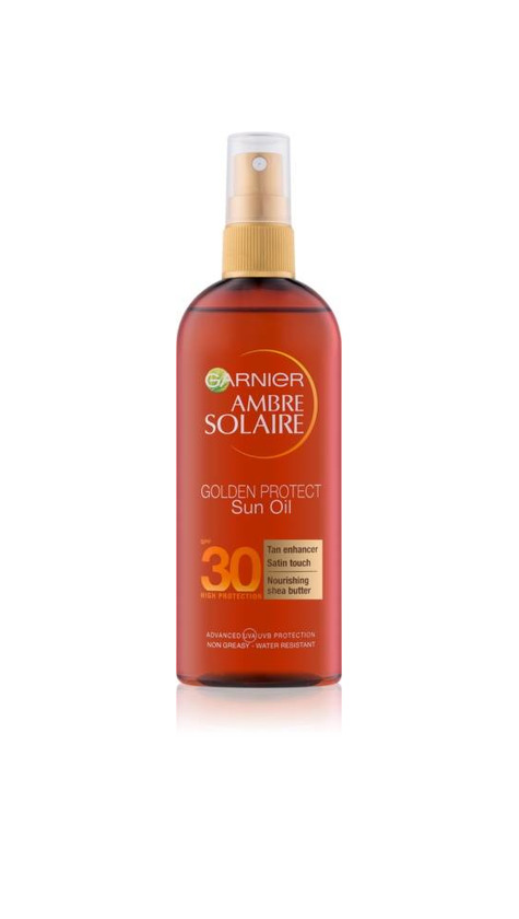 Product Garnier Ambre Solaire Golden Protect óleo solar SPF 30

