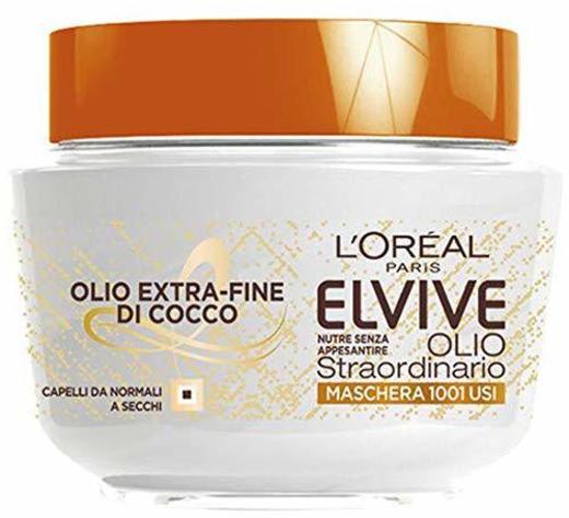 L 'Oréal Paris Máscara Nutriente Elvive Aceite excepcional aceite Fine de coco