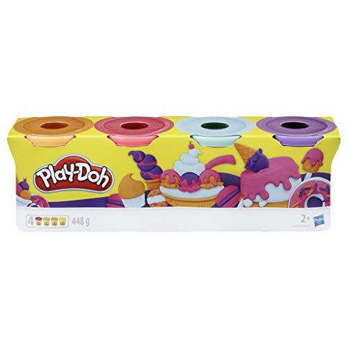 Lugar Play-Doh-Pack 4 Colores Dulces,