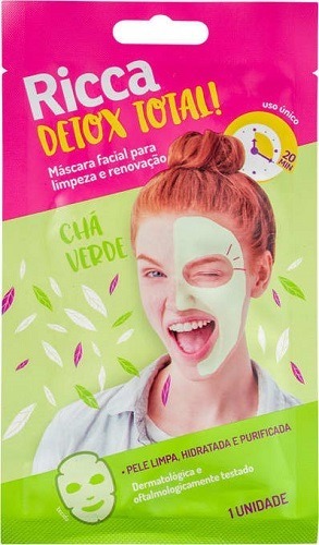 Product Máscara facial Ricca chá verde