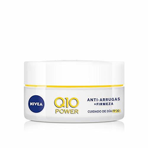 Social NIVEA Q10 Power Antiarrugas Cuidado de Día Triple Defensa FP30