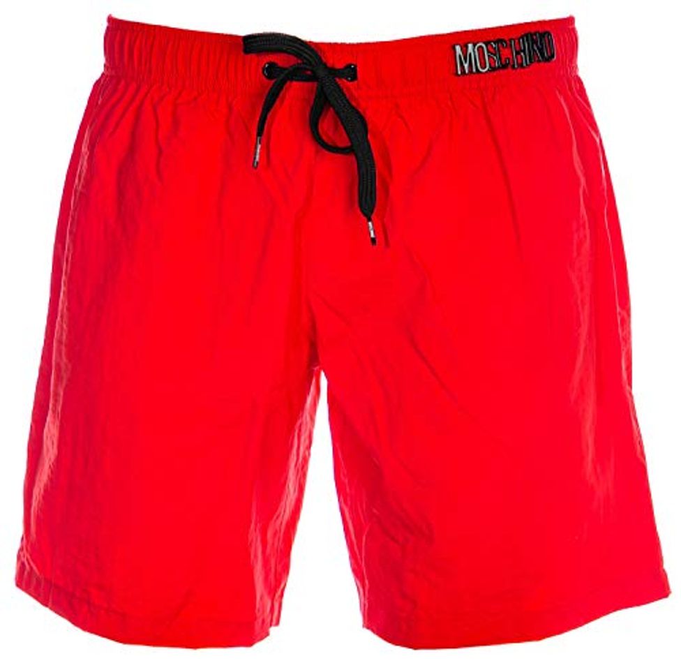 Fashion Moschino Swim Metal insignia Bañador corto en rojo Rojo rosso M