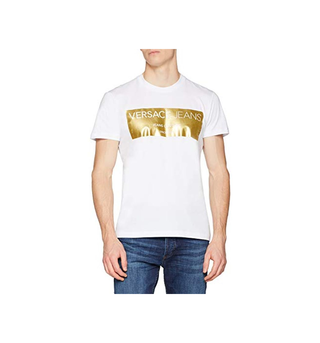 Products Versace Jeans Man T-Shirt Camiseta de Tirantes, Blanco