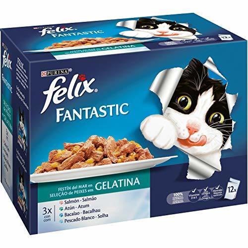 Product Felix - Fantastic Gelatina de Festín del Mar - Paquete de 12