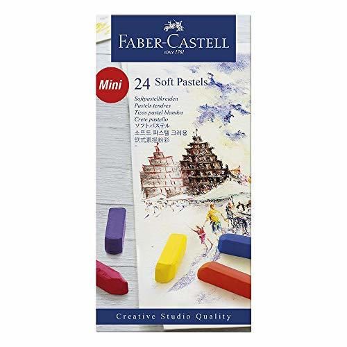 Faber-Castell 128224 - Estuche de cartón con 24 tizas