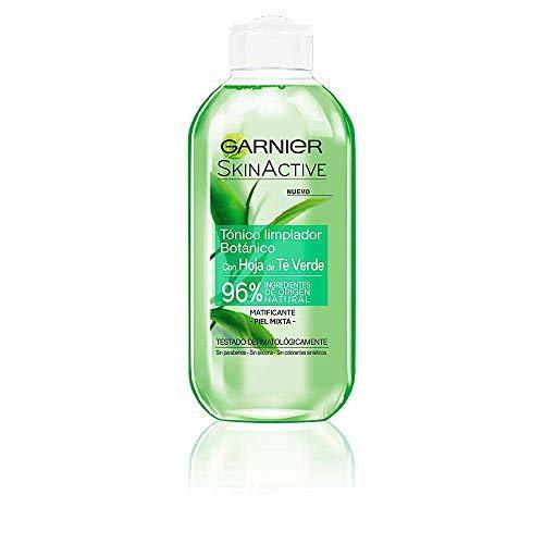 Belleza Garnier Skin Active Tónico Limpiador con Hoja de Té Verde