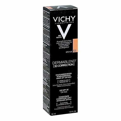 Places Vichy dermatológicamente Blend 3d Correction 55 de maquillaje