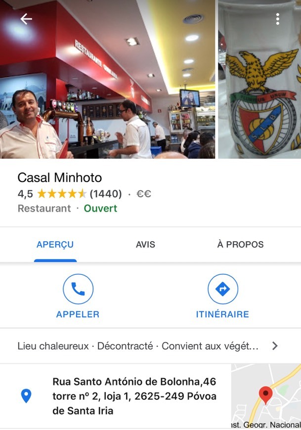 Restaurants Casal Minhoto