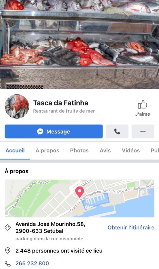 Restaurantes Tasca da Fatinha