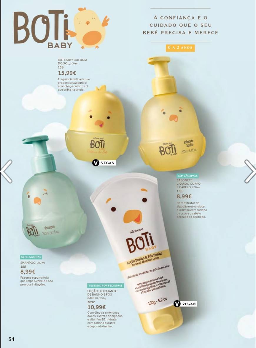 Product Linha Boti Baby