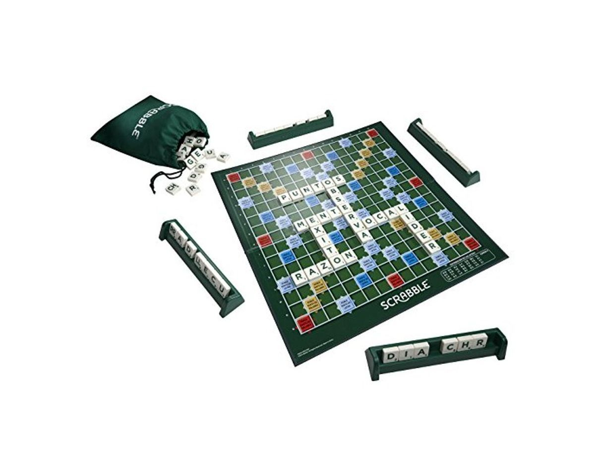 Social Mattel Games - Juego de mesa Scrabble original castellano