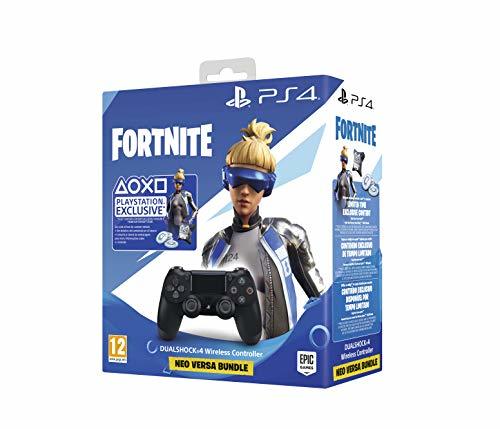 Social Sony - DualShock 4 V2 Fortnite VCH 2019 500 Vbucks, negro