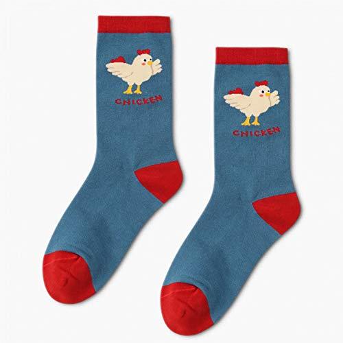 Product WLQXDD Calcetines Pollo Creativo Ovejas Arte Calcetines Divertidos Mujeres Harajuku Novedad Cute