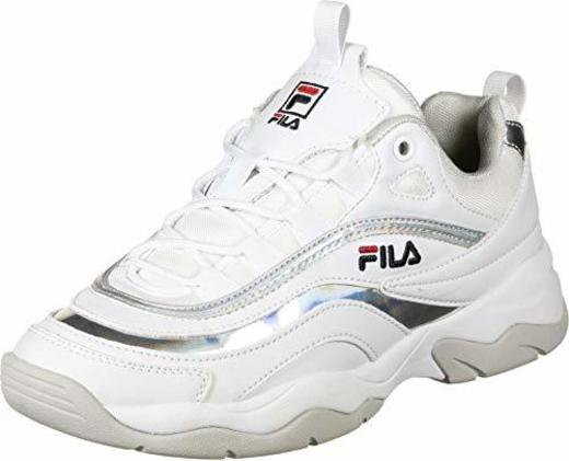 Fila Ray M Low W Calzado White/Silver