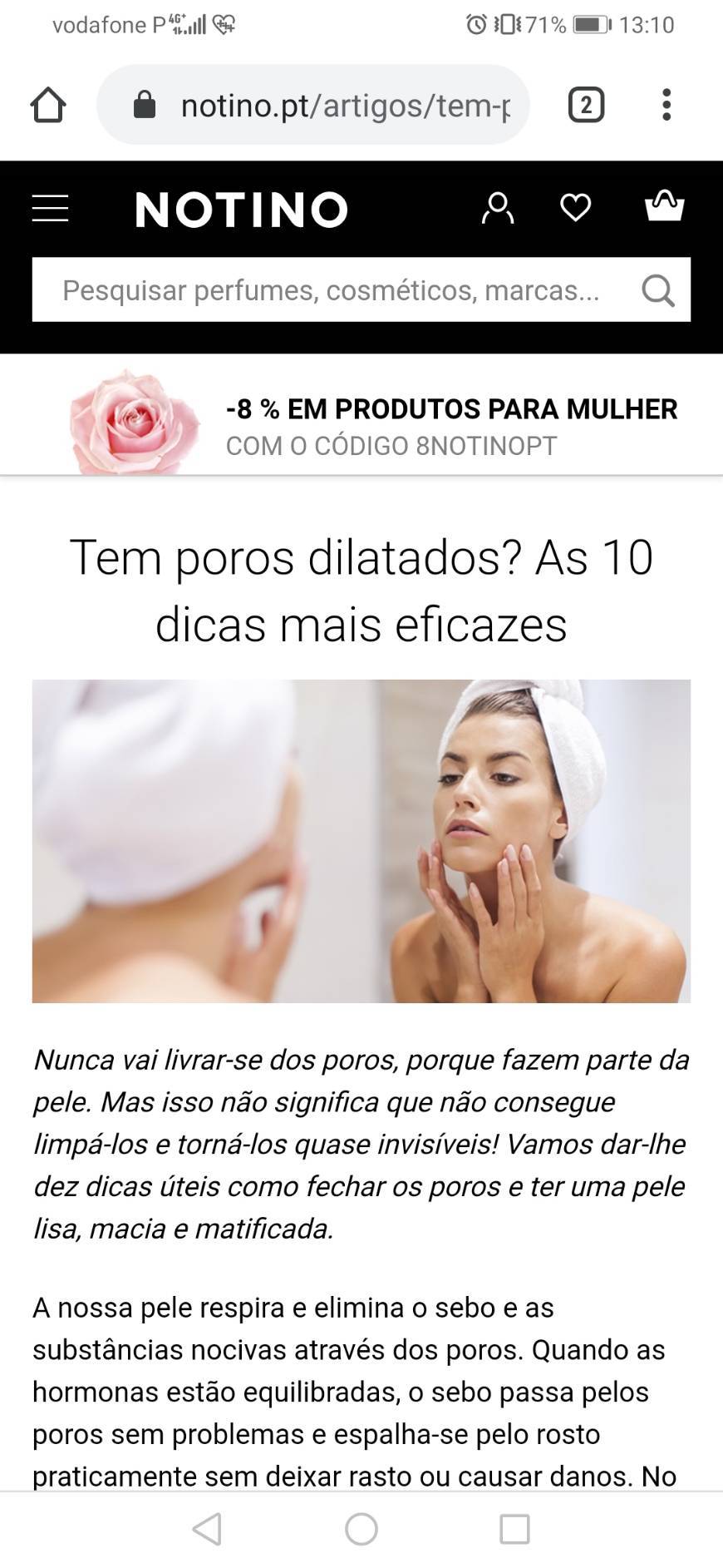 Social Dicas para poros dilatados
