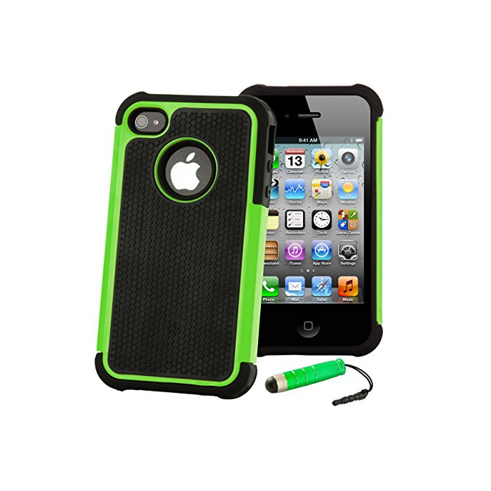 Social 32nd® Funda Rígida Anti-Choques de Alta Proteccion para Apple iPhone 4 4S