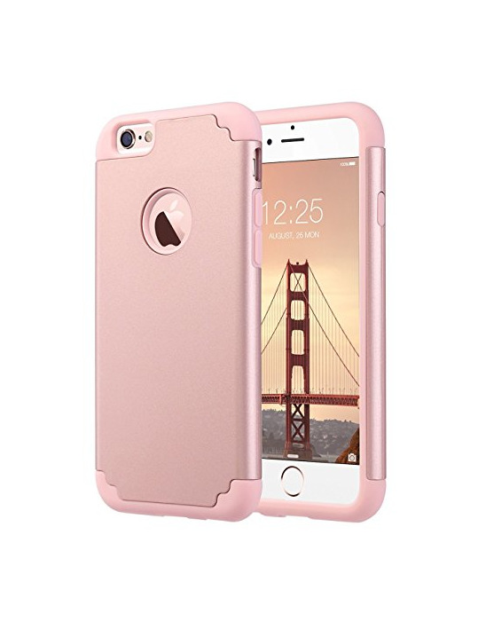 Social ULAK iPhone 6S Caso, iPhone 6 Caso Funda Carcasa de Doble Capa