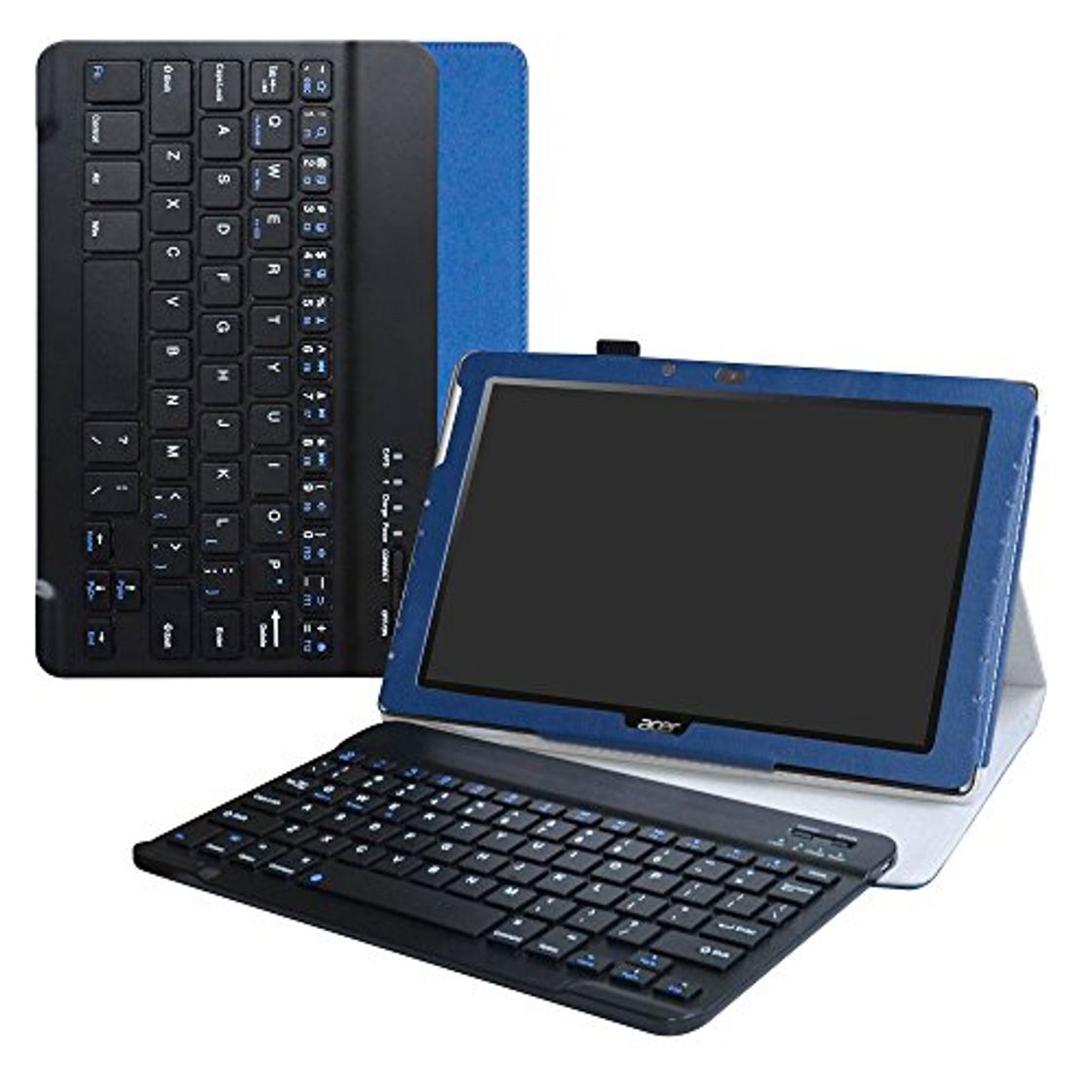 Product LiuShan Acer B3-A40 Teclado Funda, Detachable Wireless Teclado