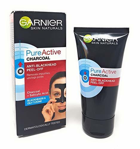 Social Garnier Pure Active CHARCOAL Anti-Blackhead Peel-Off Negro cepillo de cabello
