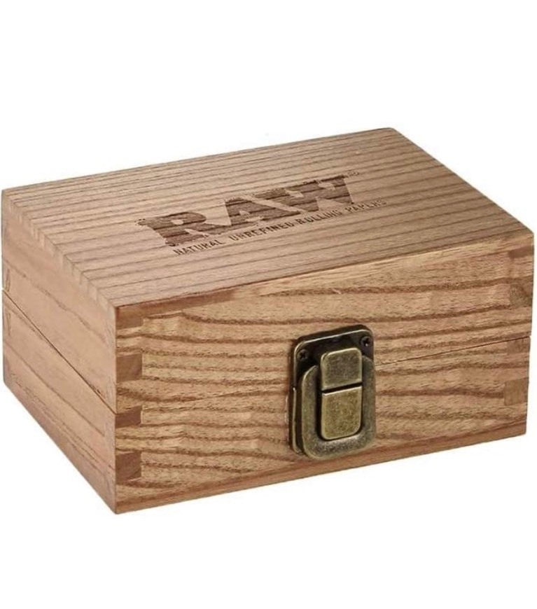 Moda RAW Caja de Almacenamiento de Madera en Bruto